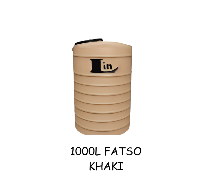 Lin Water Tank Fatso Vertical 1000 Litre Khaki