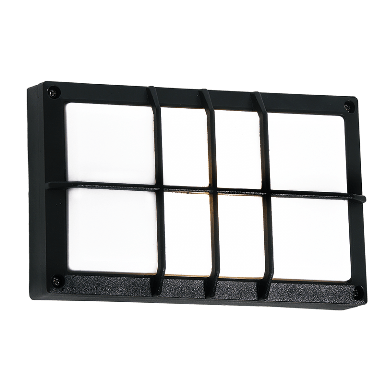 MHC World Brightstar Bulkhead Die Cast Aluminum with Black Polycarbonate Cover BH076 (7154294390873)