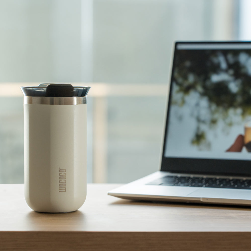 Wacaco Vacuum Insulated Travel Mug 300ml White OCTAW