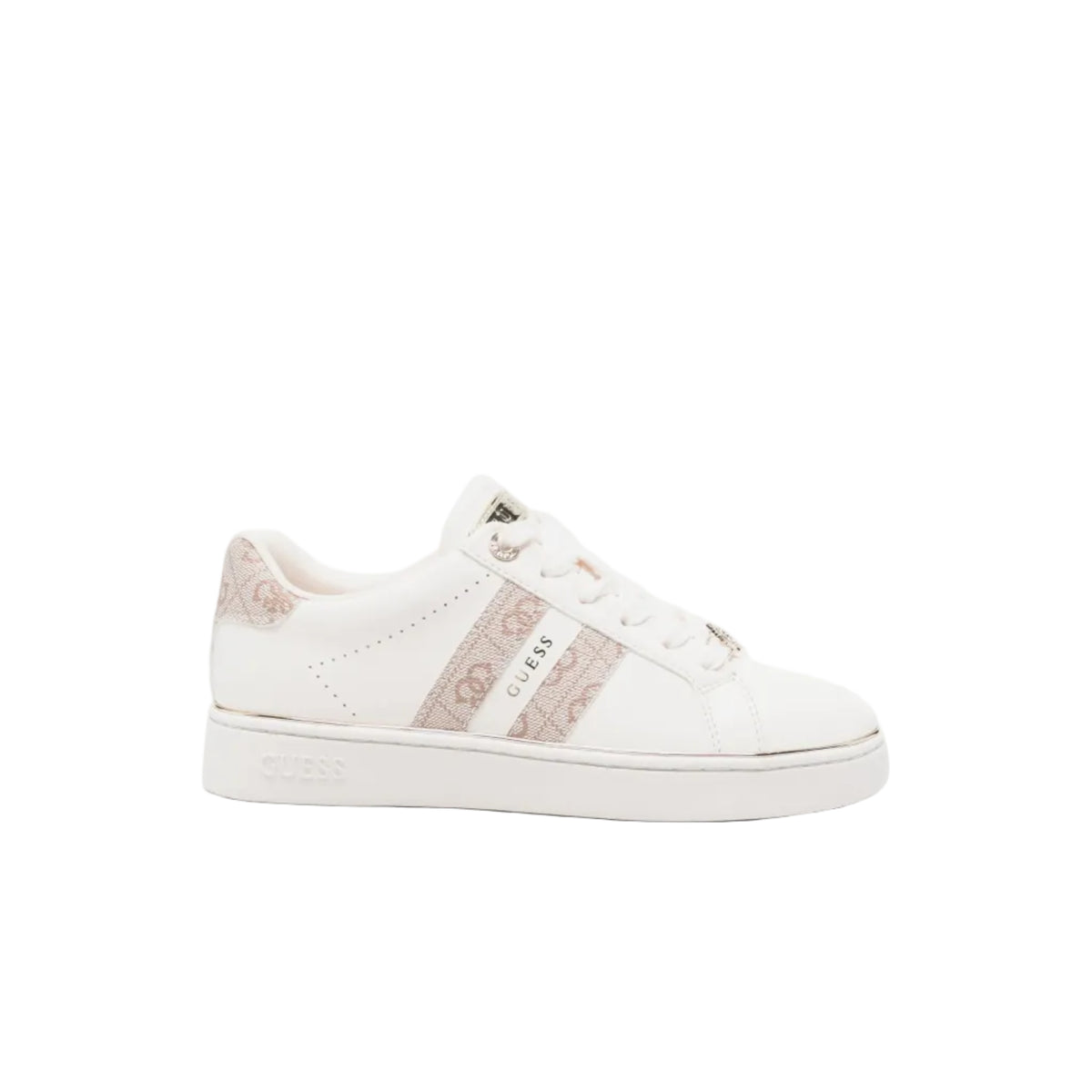 Guess Women's Barlie Faux Leather Sneaker-Ivory GM19592