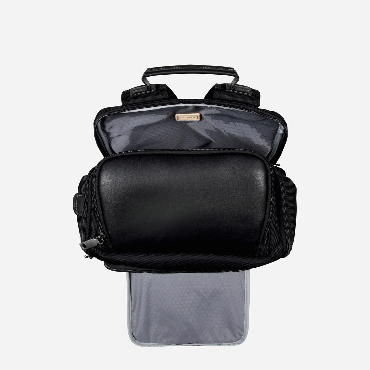 Jekyll and Hide Tokyo Flip-Top Backpack-Black 3701.