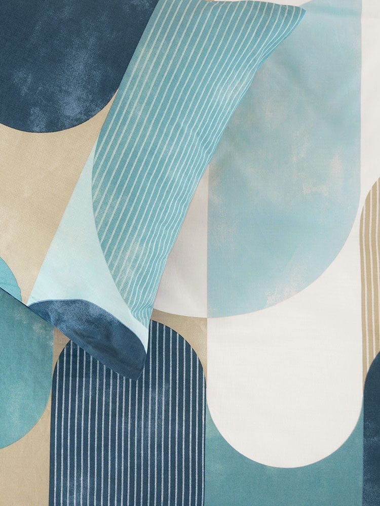 Linen House Duvet Cover Linen House Teal Sinclair Duvet Cover Set (7309404602457)