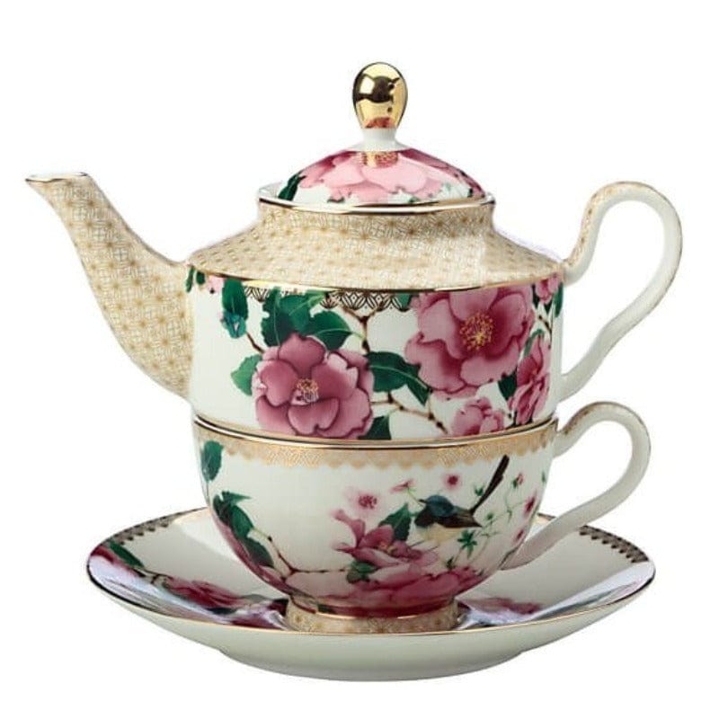 Maxwell & Williams Cups & Saucers Maxwell & Williams Teas & C's Silk Road Tea for One with Infuser 380ml White (7105312620633)