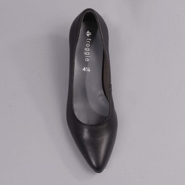 Froggies Court heel Froggie Ladies Shoes Black (7277305495641)