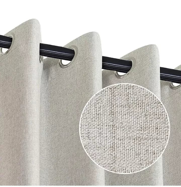 SIMON BAKER EYELET CURTAIN SH Daloa Blockout Eyelet Curtain Ready Made Linen Extra Length RMET001EA2 (7808647987289)