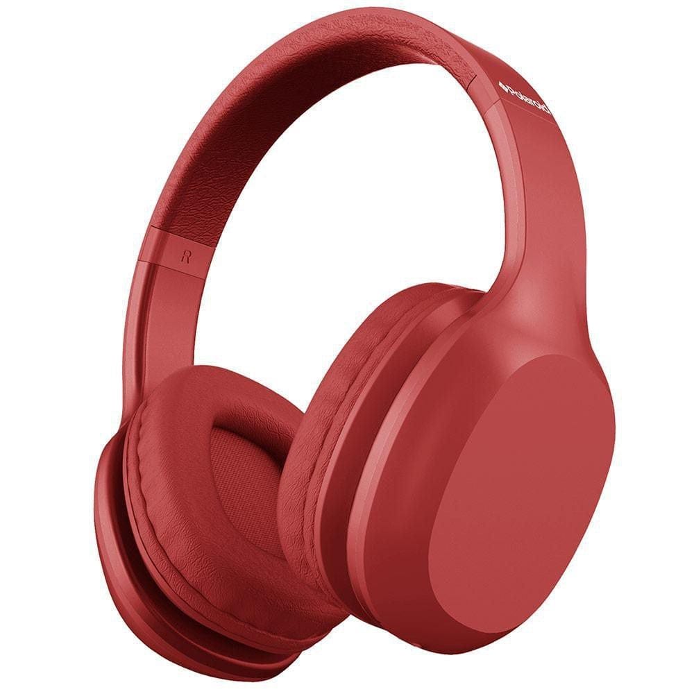 Polaroid Headphone Polaroid 36 hour Bluetooth Headphones - Red (6654349213785)