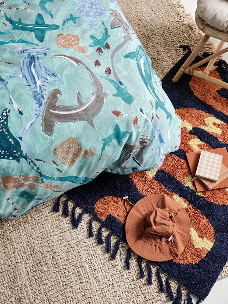 Linen House Duvet Cover Linen House Shark School Duvet Cover Set (7181857685593)