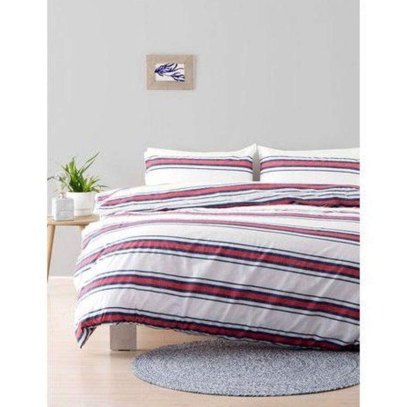 Linen House Duvet Cover Double Linen House Red Hampton Duvet Covers Set (4706754101337)