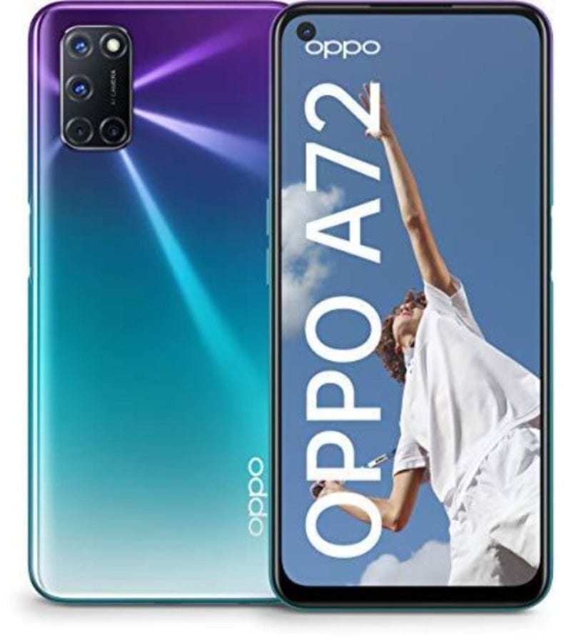 Samsung Smart Phones OPPO A72 128GB Aurora Purple (6570170024025)