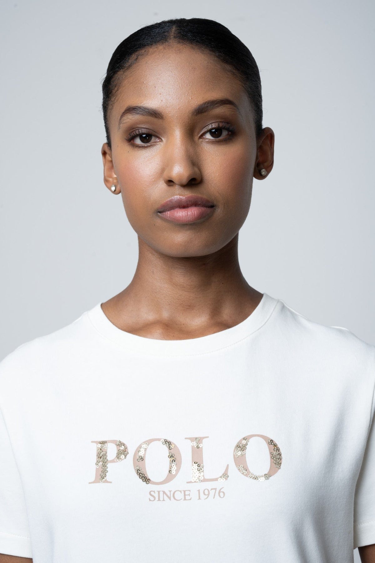 Polo T Shirt Polo Women Ash Short Sleeve Logo T Shirt Off White