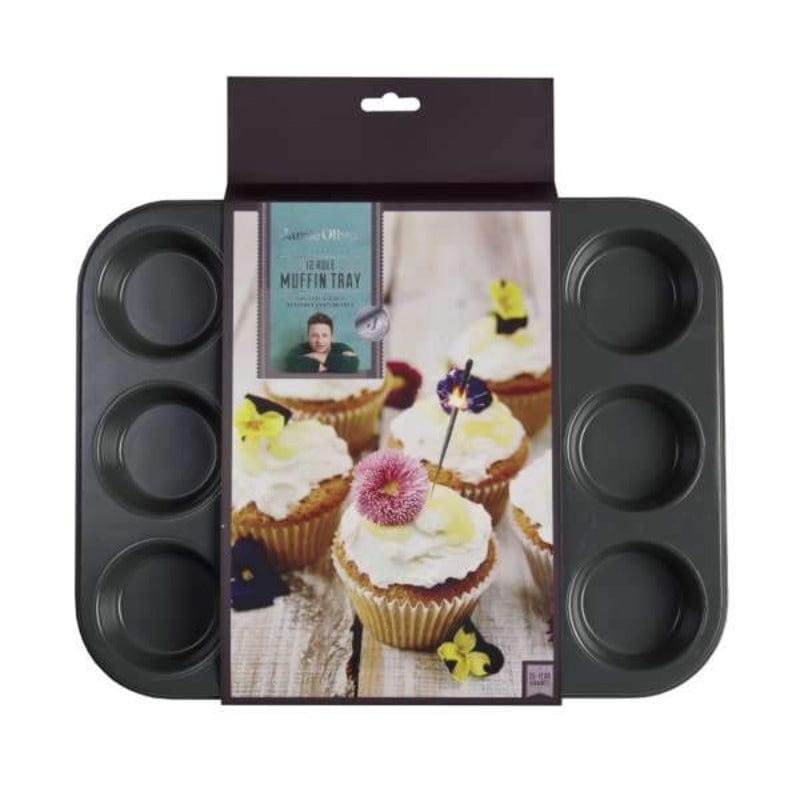 JAMIE OLIVER BAKING Jamie Oliver 12 Muffin Tray Non-Stick JB1060 (4788864974937)