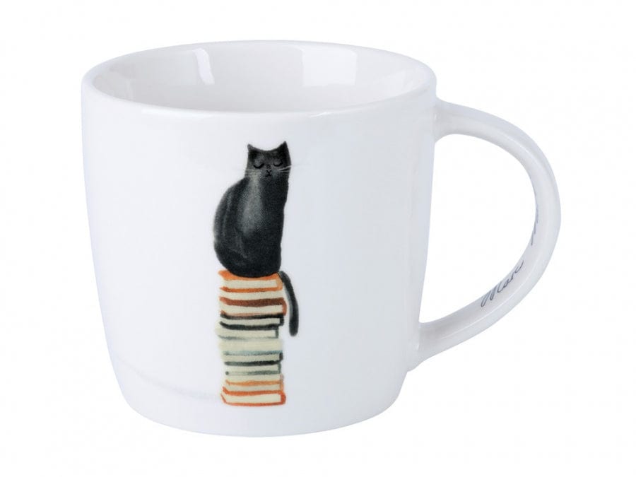 Maxwell & Williams MUG Maxwell & Williams Feline Friends Mug Well Read Cat 400ml DX1215 (7147762909273)