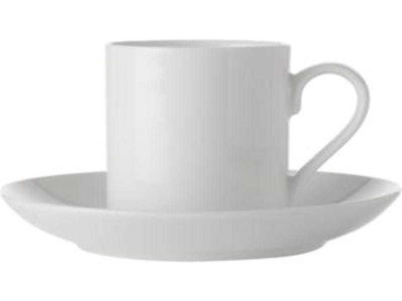 Maxwell & Williams Cup & Saucer Maxwell & Williams White Basics Straight Demi Cup & Saucer 100ML (6748344516697)