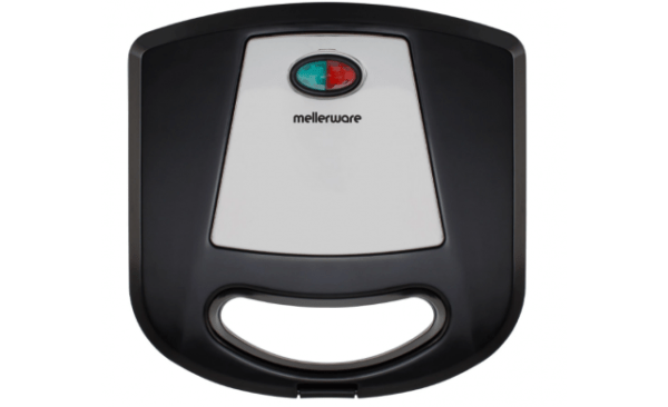 Mellerware Sandwich Maker Mellerware 750w Doppio 4 Slice Sandwich Toaster Black (7107368255577)