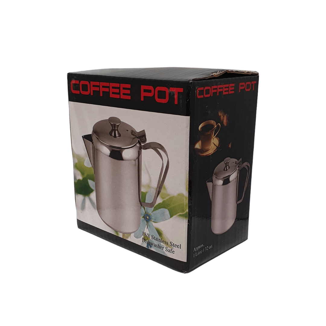 Stainless Steel Milk Jug Stainless Steel Coffee Pot 1L SGN047 (7477653405785)