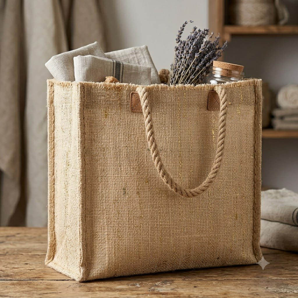 Hessian Metallic Jute 130 cm