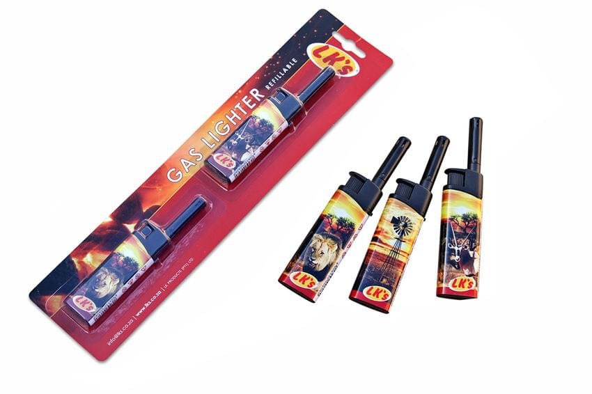 MHC World Outdoors Gas Lighter Short (Refillable) (2 pack) (2061810630745)