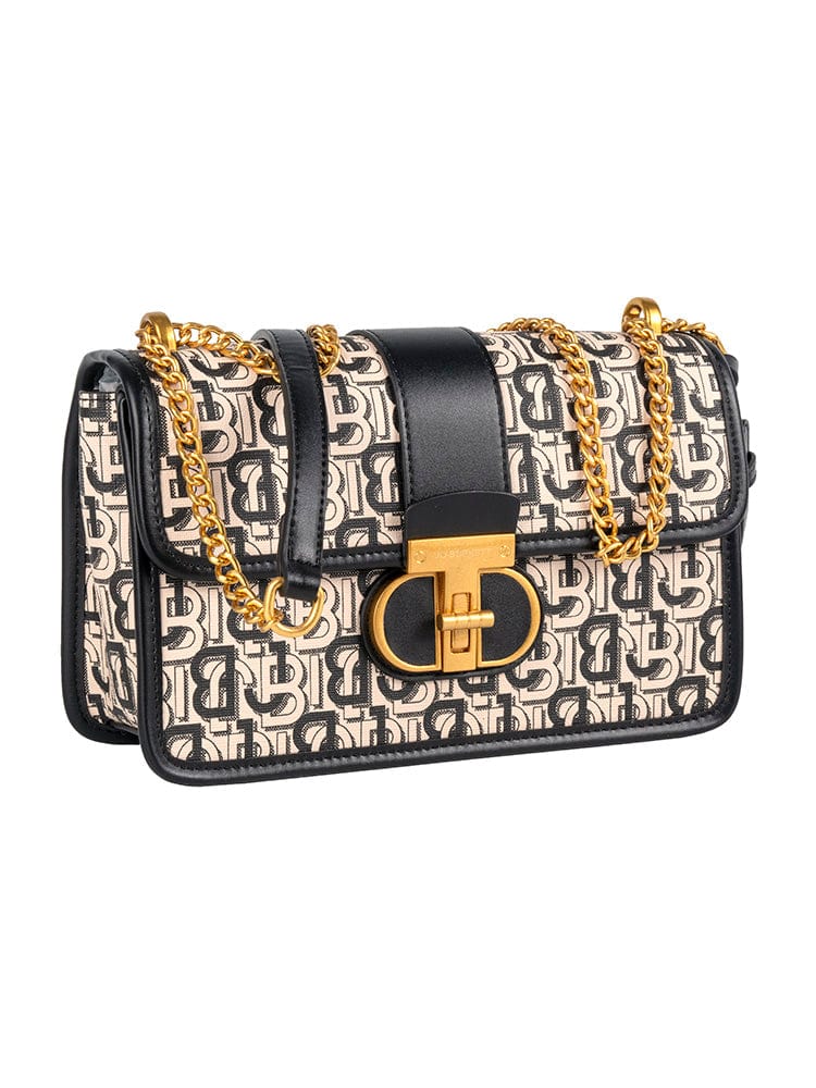 MHC World Jo Borkett Monogram Flapover Sling JBH105260 (7808375128153)