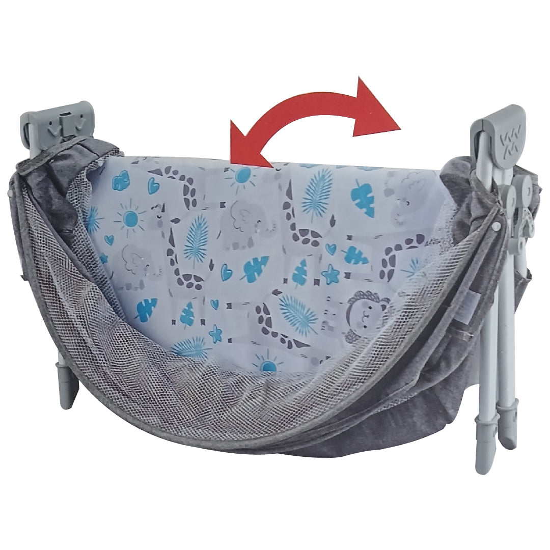 Hu Baby 3 in 1 Folding Baby Crib 69867