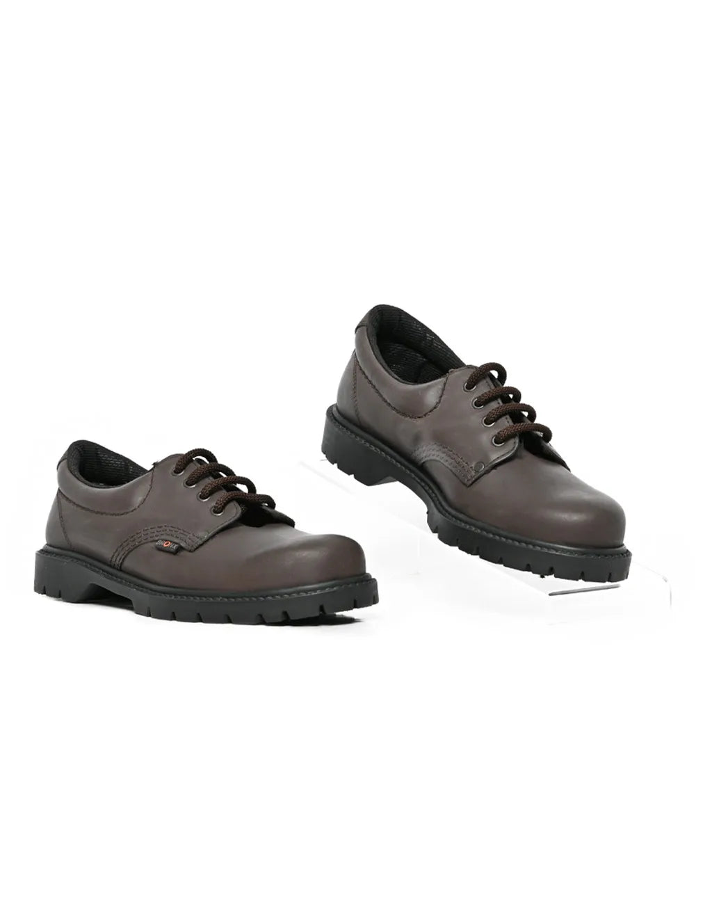 Bronx Leather Ace Casual Lace Up-Choc D07363B
