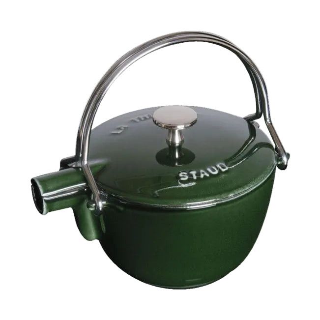 Staub Round Tea Pot 1.15L Basil Green STB165.