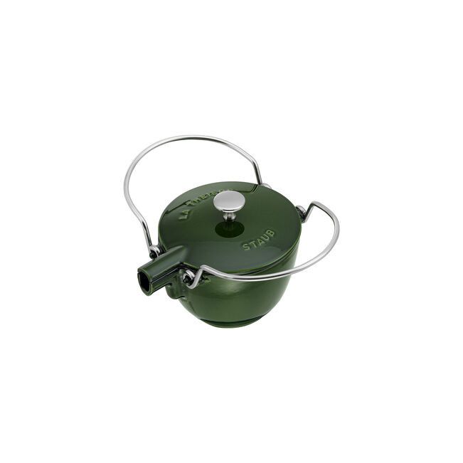 Staub Round Tea Pot 1.15L Basil Green STB165.