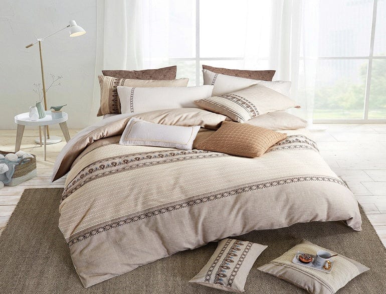 Linen Language Duvet Cover Linen Language Luxury Duvet Set Shetland King 7 Piece (2061843431513)