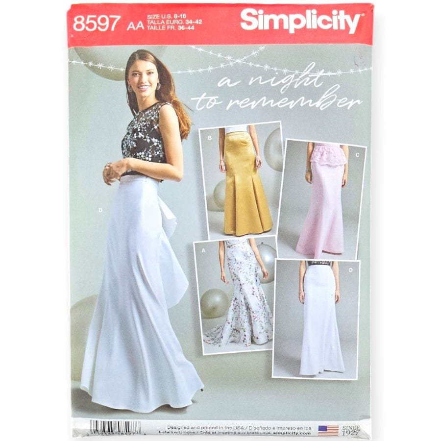 Simplicity Patterns Habby 8-16 8597 AA Simplicity Sewing Patterns