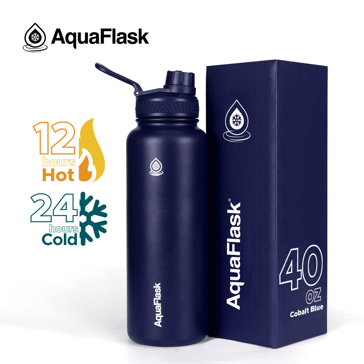 Aquaflask 1182ml Flask Cobalt Blue AF-V15