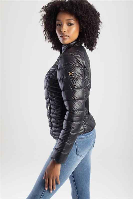 MHC World Size Small Ladies Quilted Puffer Jacket Black (7311574204505)