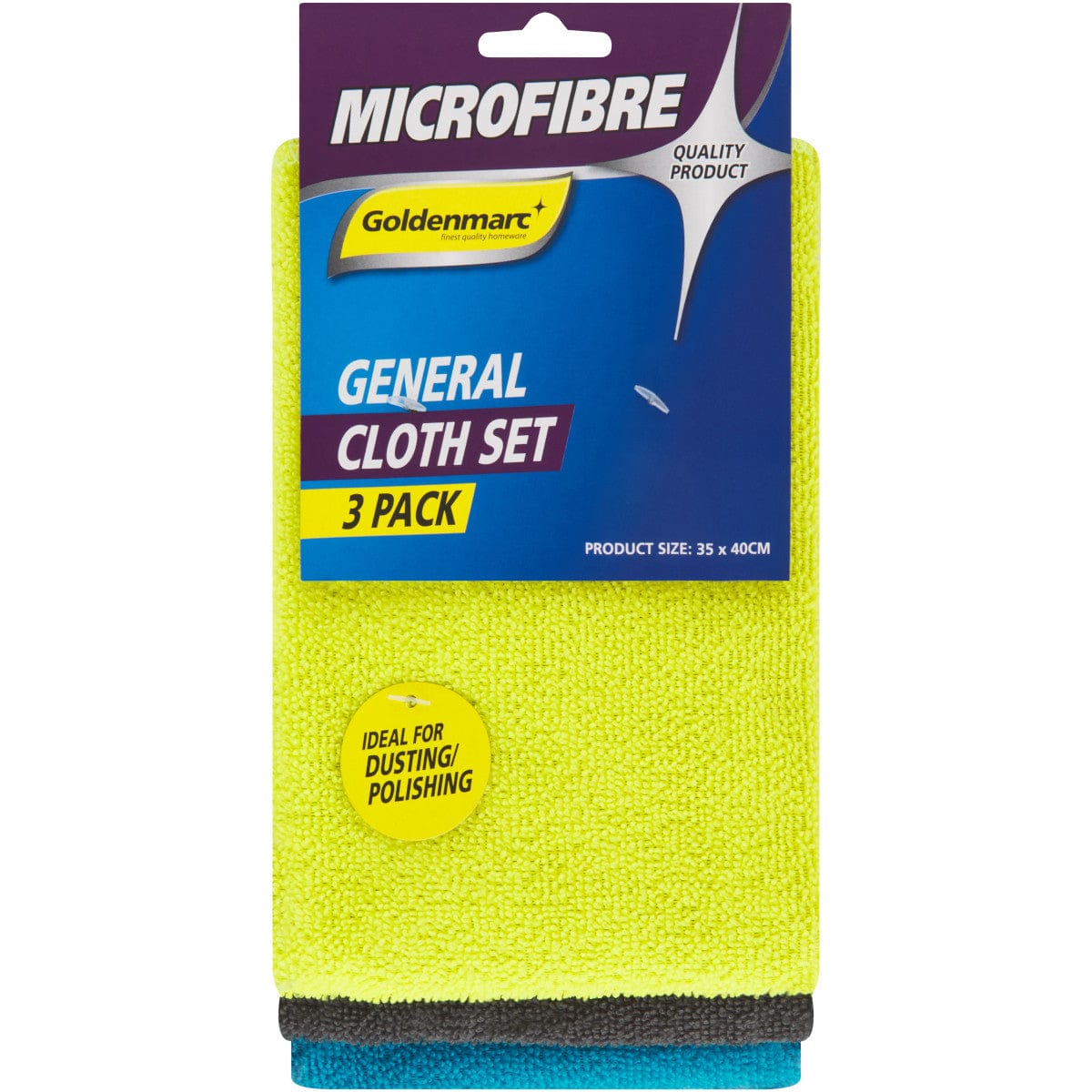 Goldenmarc Dish Coloth Goldenmarc Microfibre General Cloth 3 Pack (7258770473049)