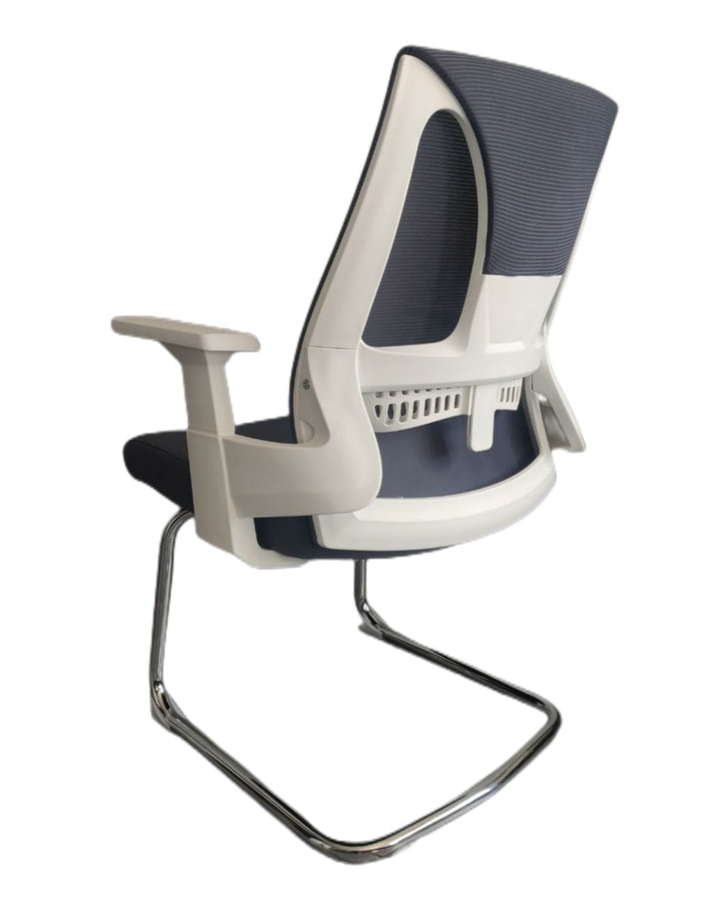 SWISS Visitors Chairs SWISS Ergonomic Visitors Chair in Grey (7421020471385)
