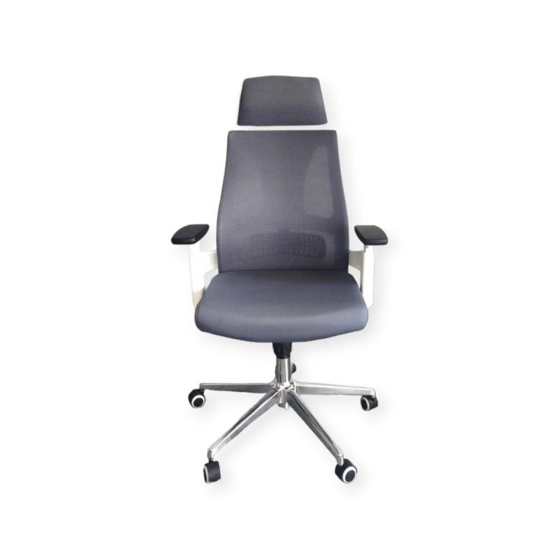 SWISS Office Chairs SWISS Ergonomic Executive Highback Chair in Grey (7419902263385)