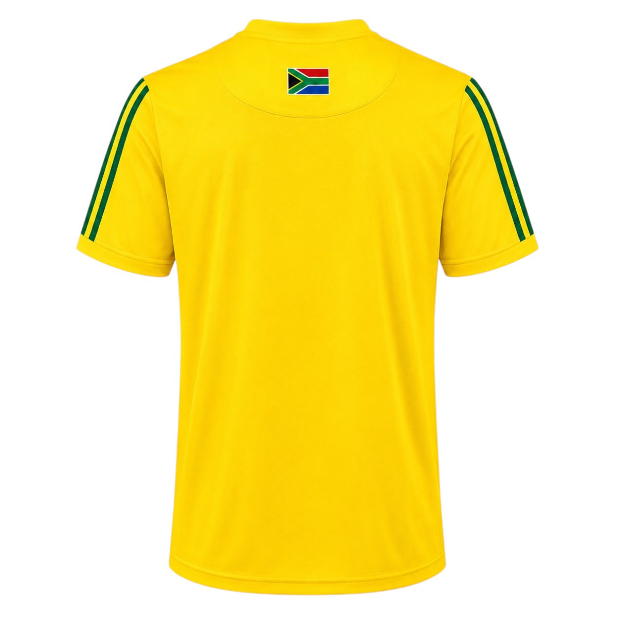 Bafana Bafana Unisex T Shirts 2010 Retro Yellow/Green