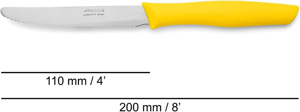 Arcos Nova Table Knife 110 mm Yellow 8.C188825.