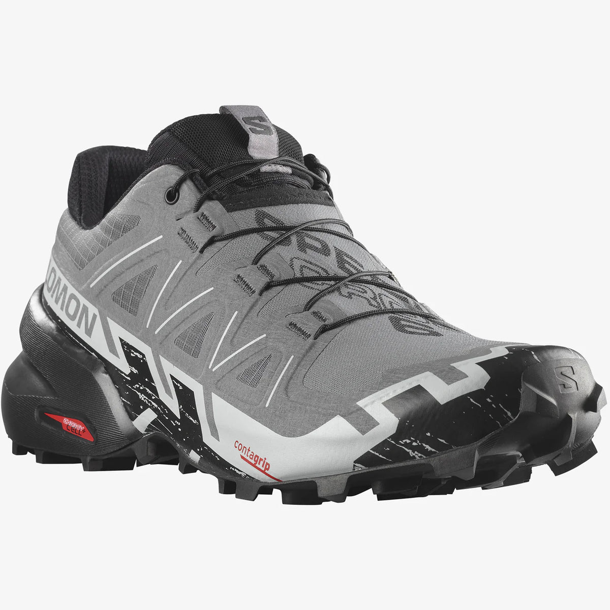 Salomon Speedcross 6 Mens Trail Running Shoes -Grey 417380