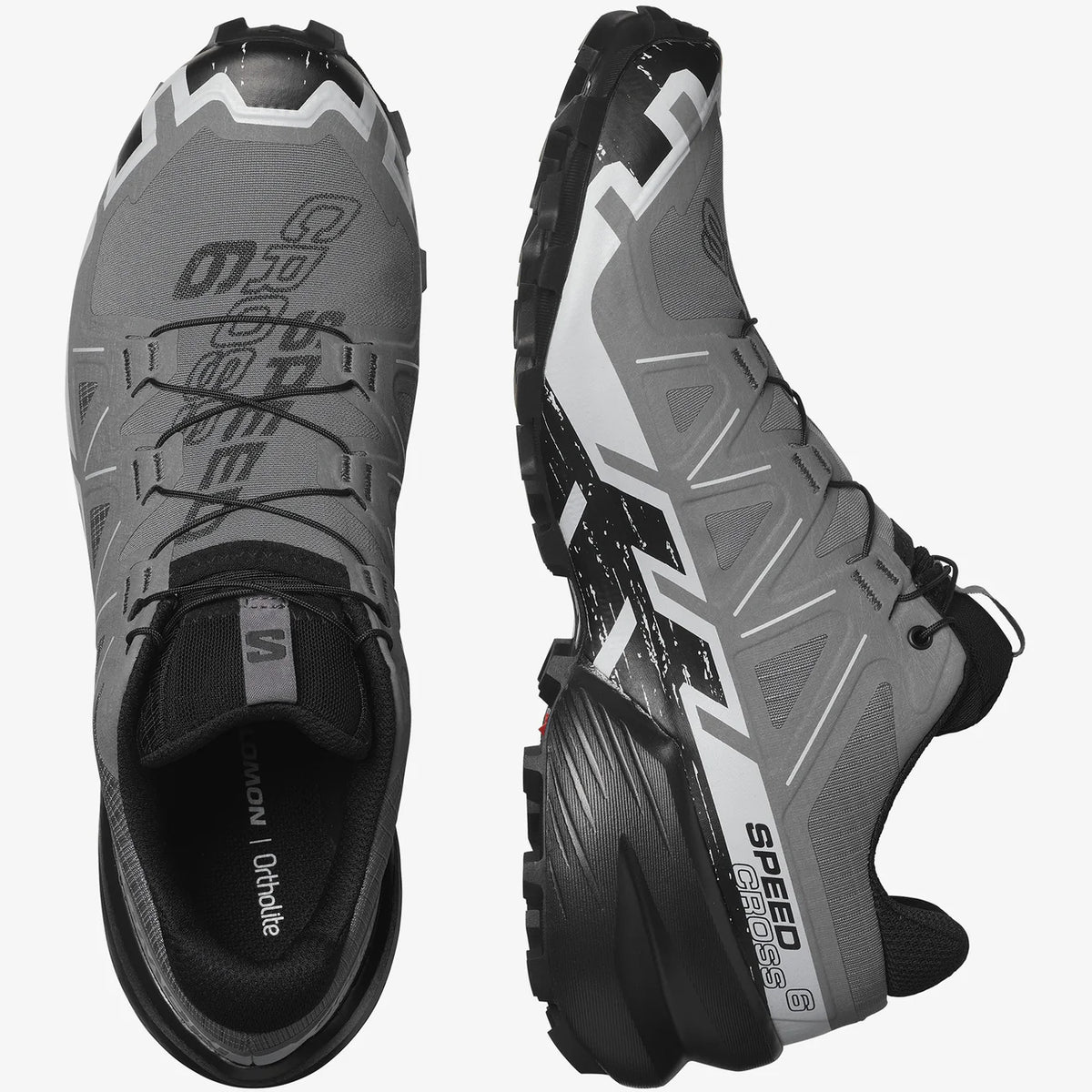 Salomon Speedcross 6 Mens Trail Running Shoes -Grey 417380