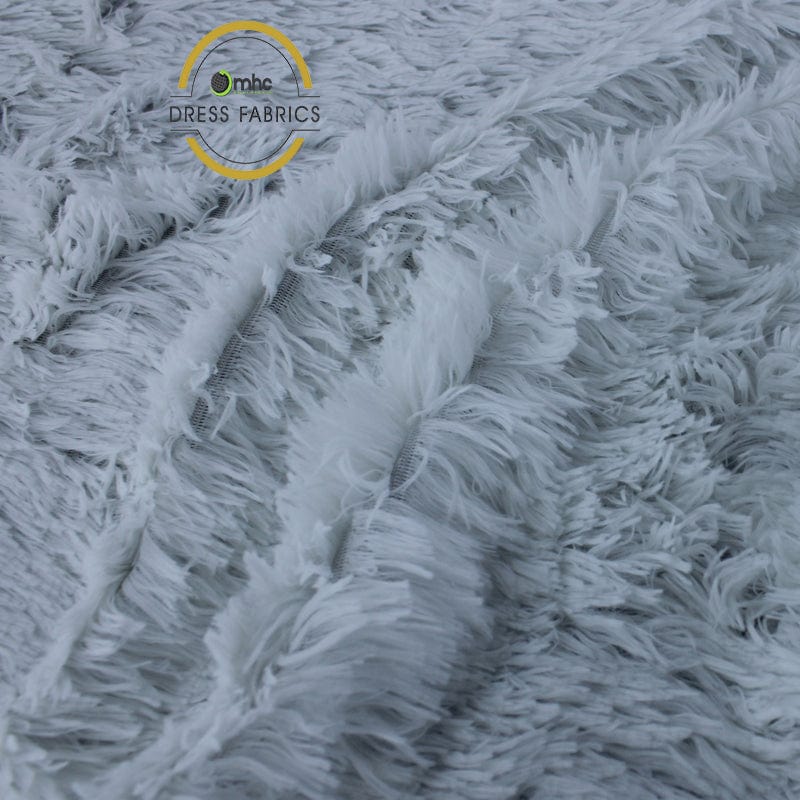 FUR Dresses Mustela Fur Fabric White 150cm (7024058237017)