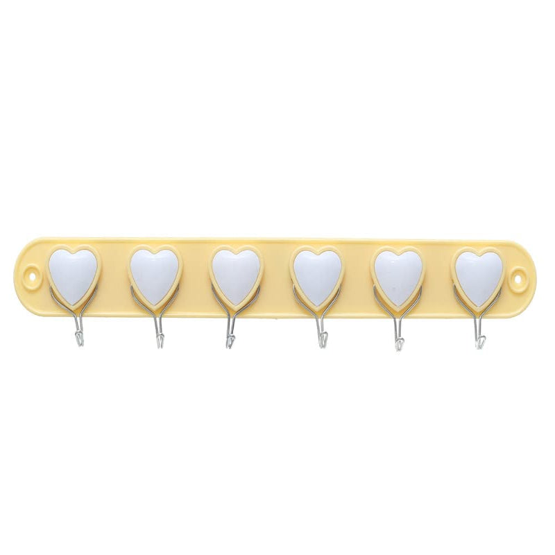 Sun Plast Daisy Heart Shape Plastic Clothes Hanger SF-892