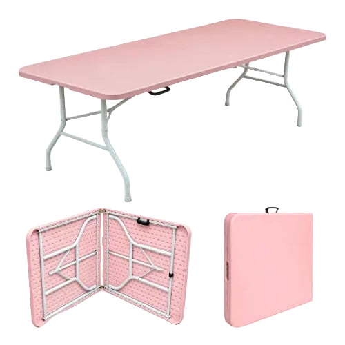 Rectangular Folding Table 1.8M Pink FT-Pink