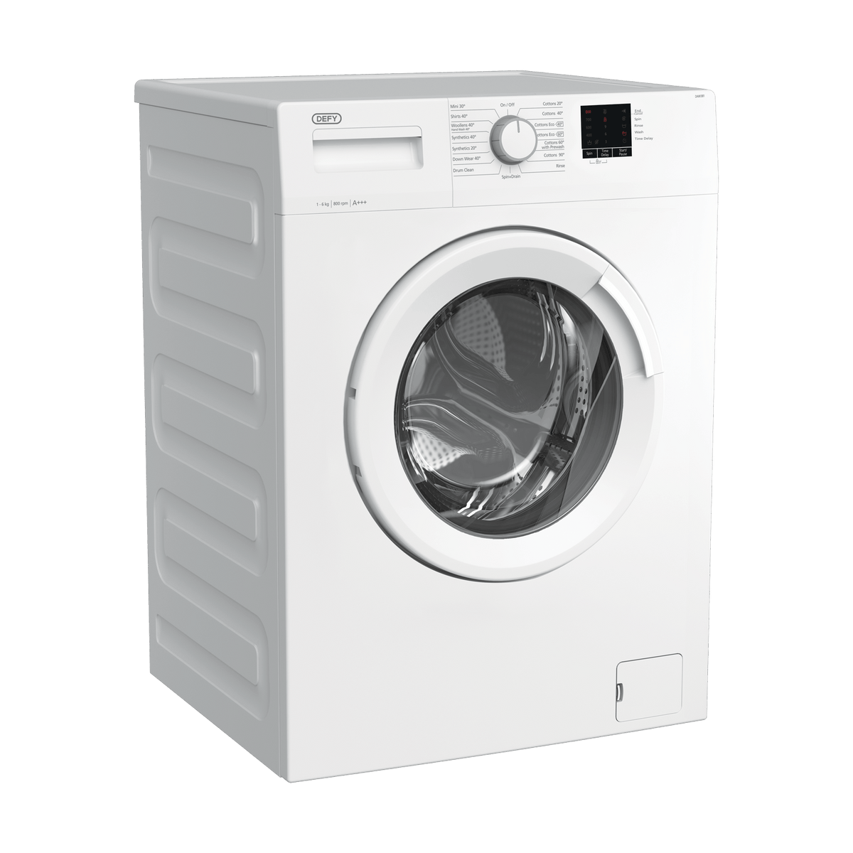 defy Washing Machine Defy 6kg White Front Loader Washing Machine DAW381 (2099956154457)