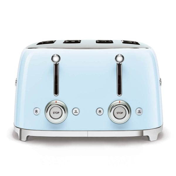 smeg Toaster Smeg Kettle & 4 Slice Toaster Set Pastel Blue (7401298427993)