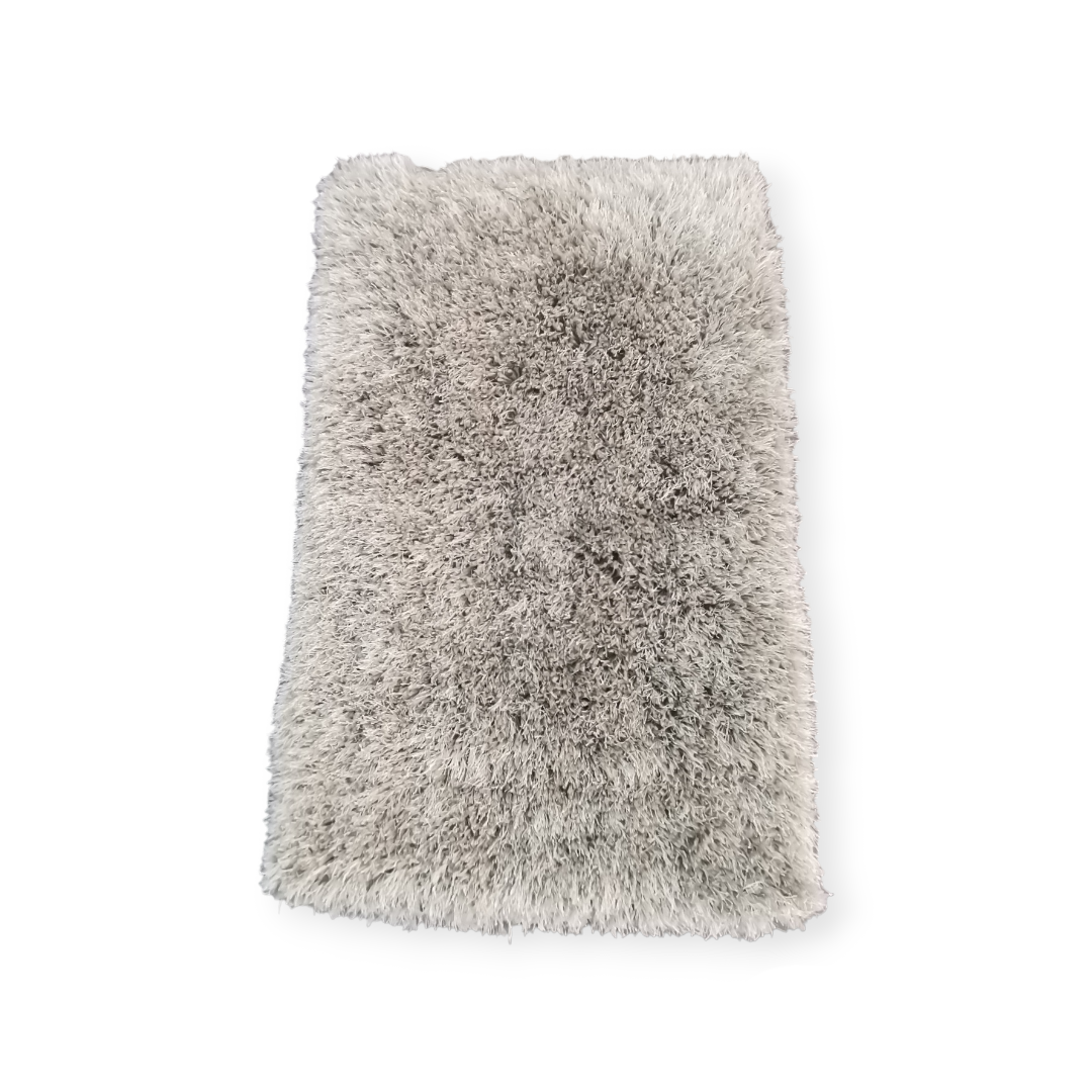 Home Decor RUG Stefano & Co. Glamour Fine Shaggy Rug Silver (5mm Pile) (7414941745241)