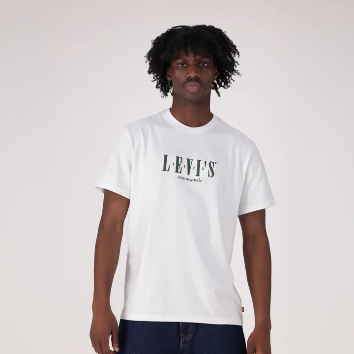 Levi's Men's Relaxed Short Sleeve Graphic T-Shirt - White