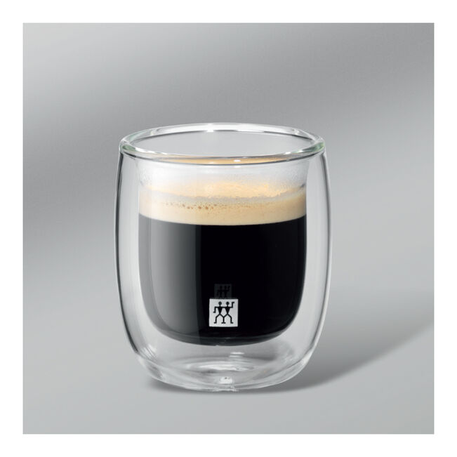 Zwilling Double Walled Espresso Glass Set 2 Piece ZW-39500-075-0
