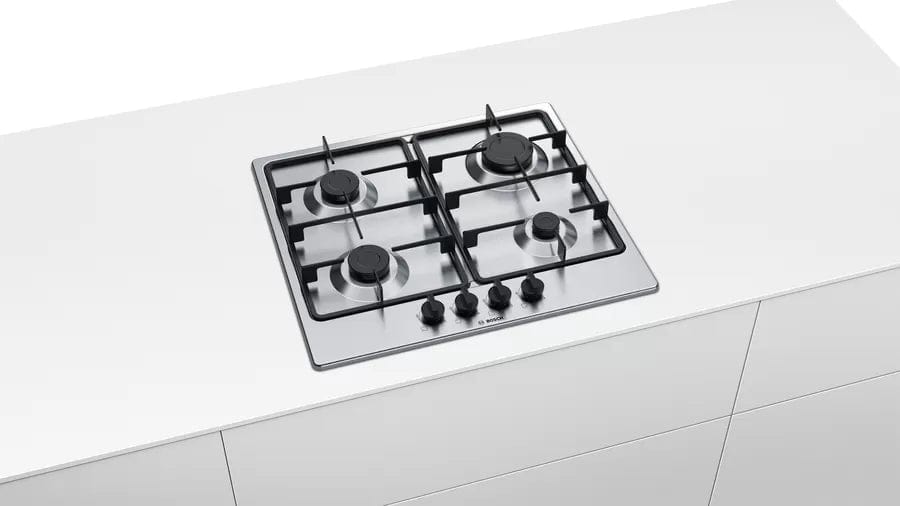 Bosch Gas Hob Bosch 60cm Gas Hob Stainless steel PGP6B5B62Z (7263392596057)