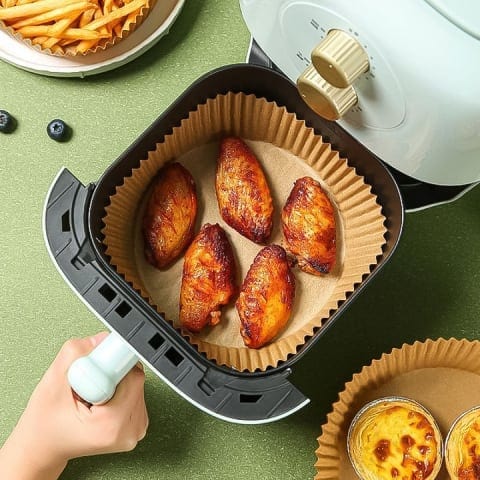 Creative Cooking AIR FRYER Creative Cooking Disposable 20cm Square Airfryer Liners, 50pc CC-199 (7462420906073)