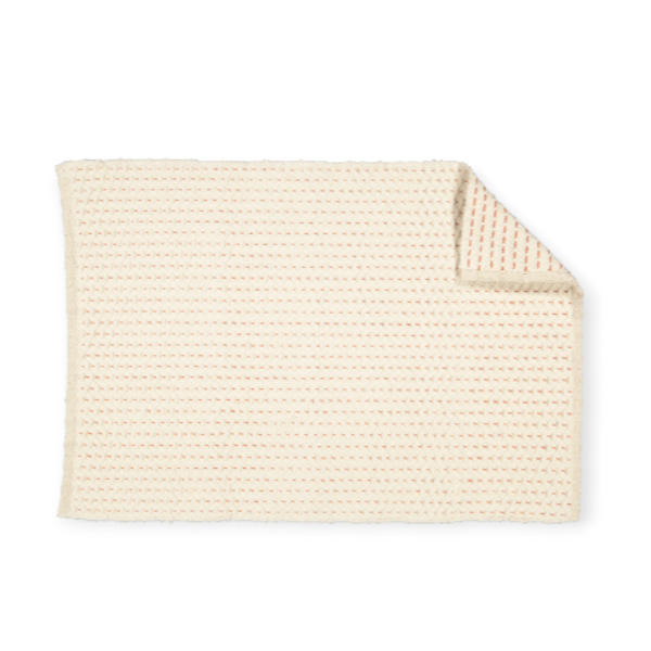 Amelia Jackson RUG Amelia Jackson Fancy Twill Rug, Natural with Terra Cotta Pinstripe 75X120 SBED008 (7475958153305)