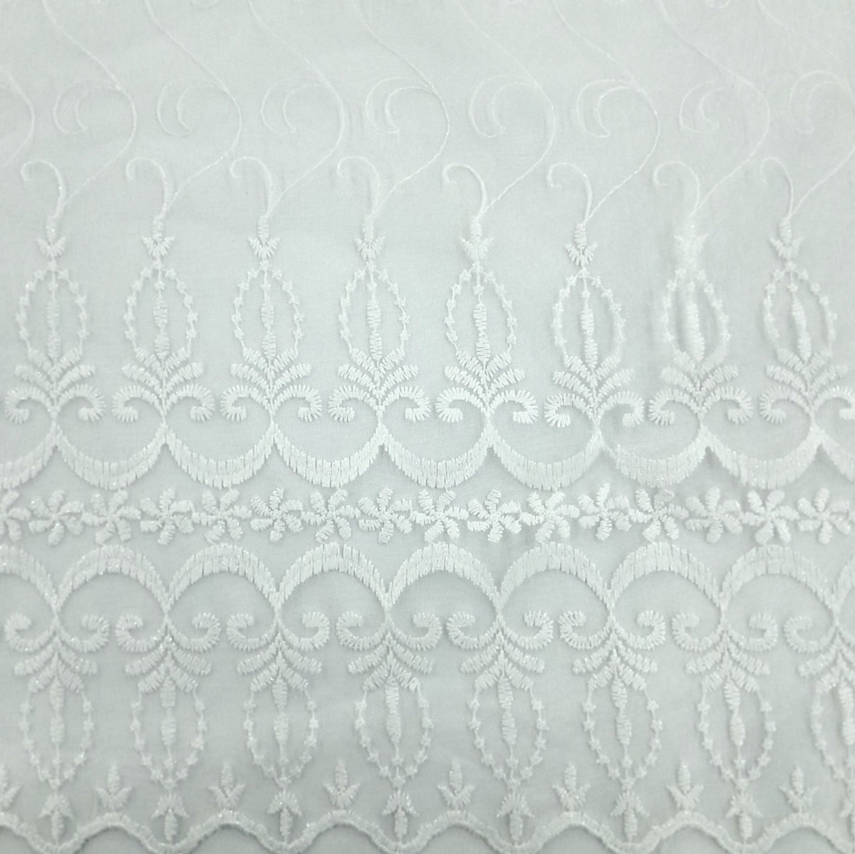 Fabric Embroided Tulle Lace 280 cm