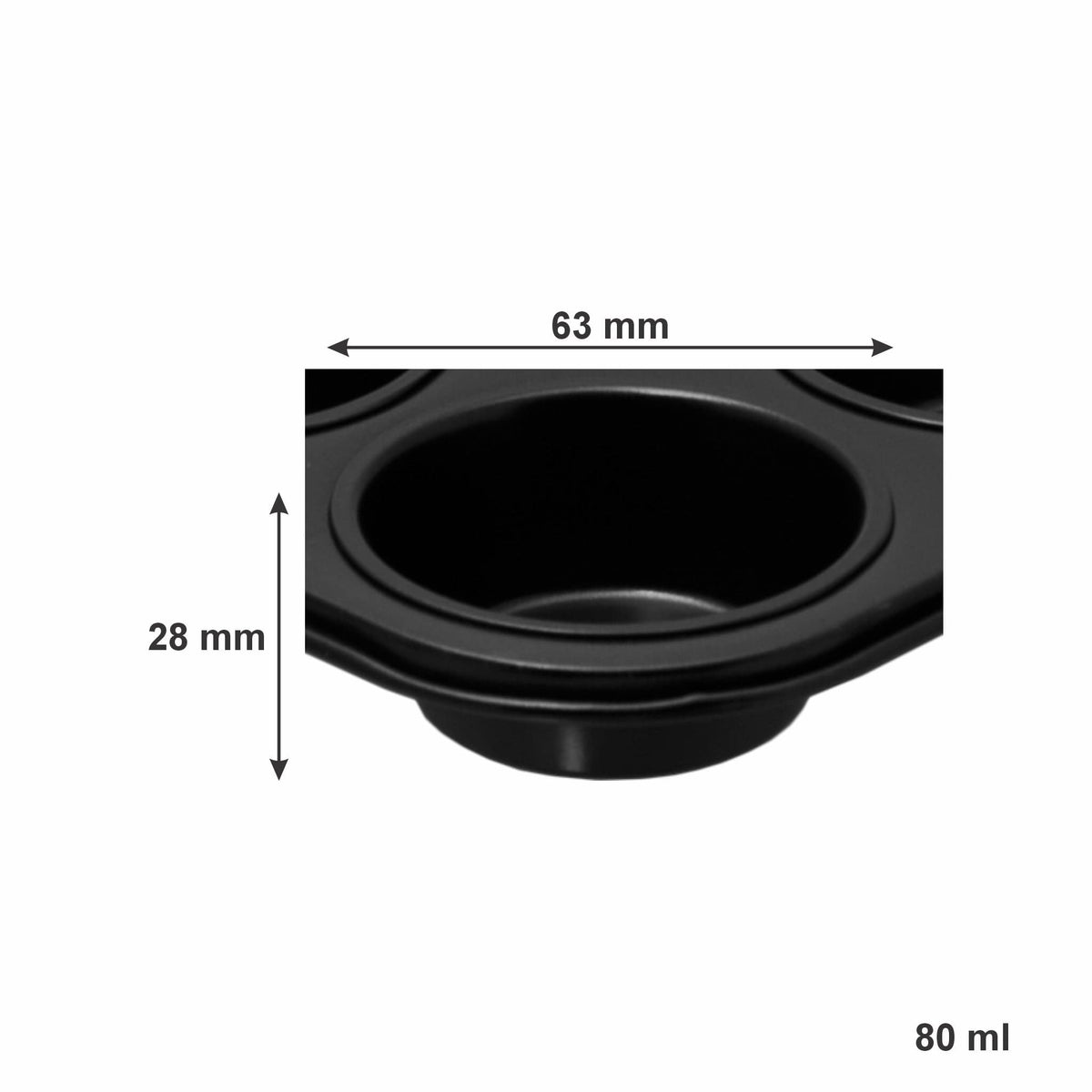 Regent Muffin Pan Regent Bakeware Muffin Pan 12 Cup 350X265X28mm 12064
